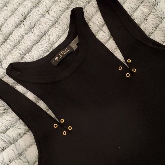 Guess midi black knit sweater dress size 8. - Picture 3 of 11